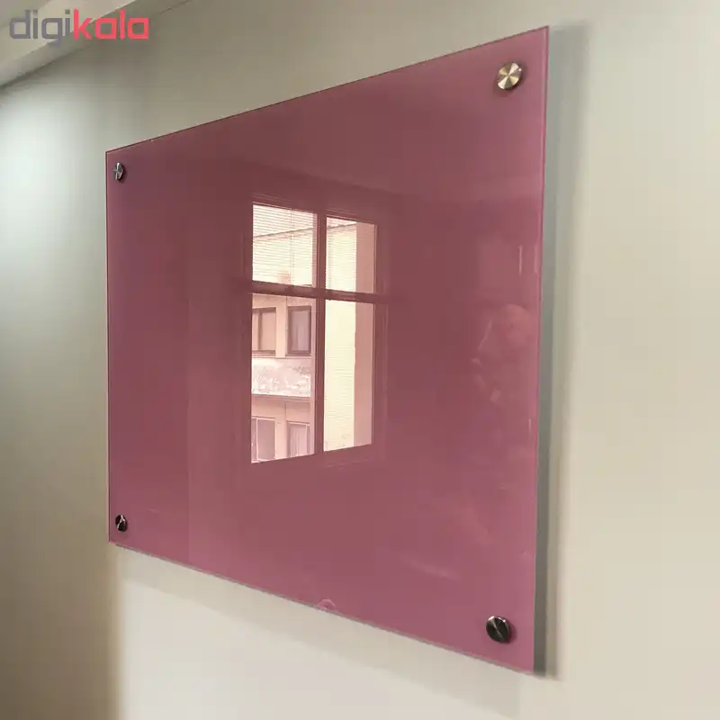 تخته وایت برد شیشه ای مدل CG86 سایز ۶۰ × ۸۰ سانتی متر