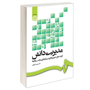 کتاب مدیریت دانش فرایند خلق تسهیم و کاربرد سرمایه فکری در کسب و کارها اثر دکتر بهروز قلیچ لی نشر سمت