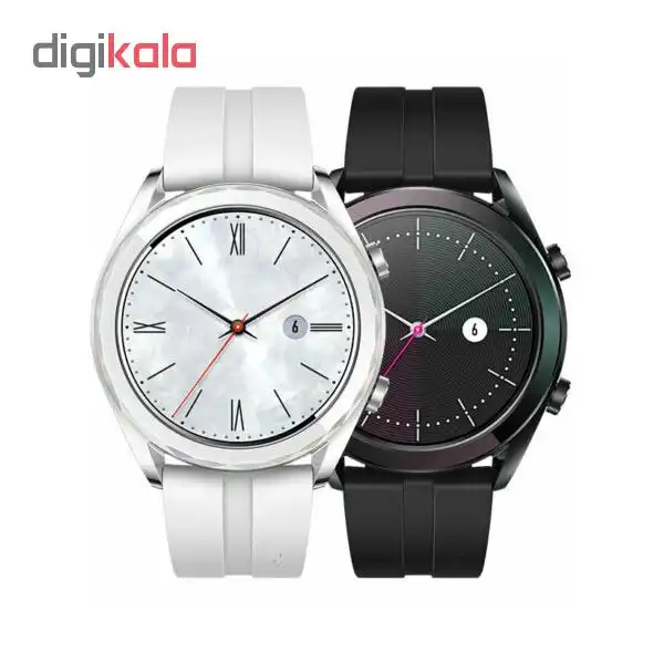 ساعت هوشمند هوآوی مدل GT ELA-B19 Elegant Edition 42mm بند لاستیکی