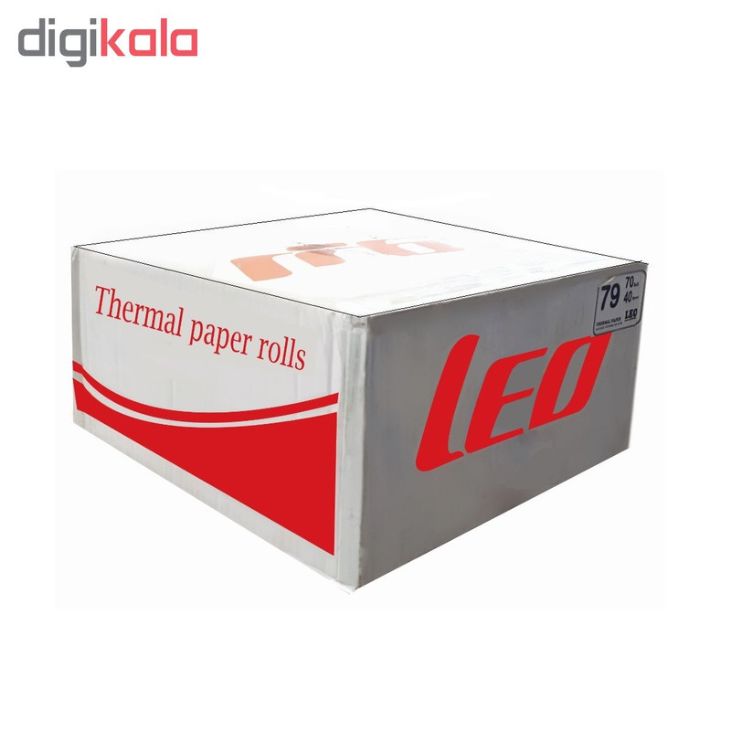 کاغذ پرینتر حرارتی لیوکام مدل 40M بسته 70 عددی