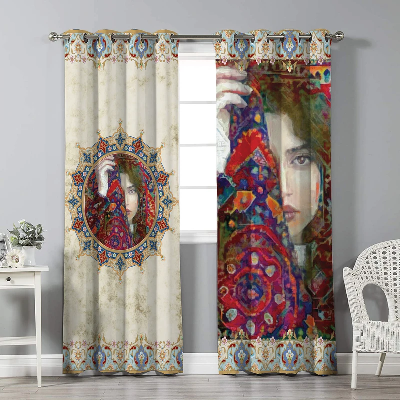 پرده نیروانا مدل pl2054 سایز 280 × 140 سانتی متر