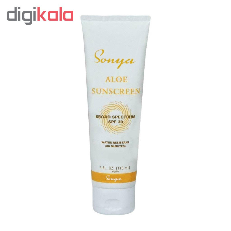 لوسیون ضد آفتاب سونیا مدل Aloe حجم 118 میلی لیتر