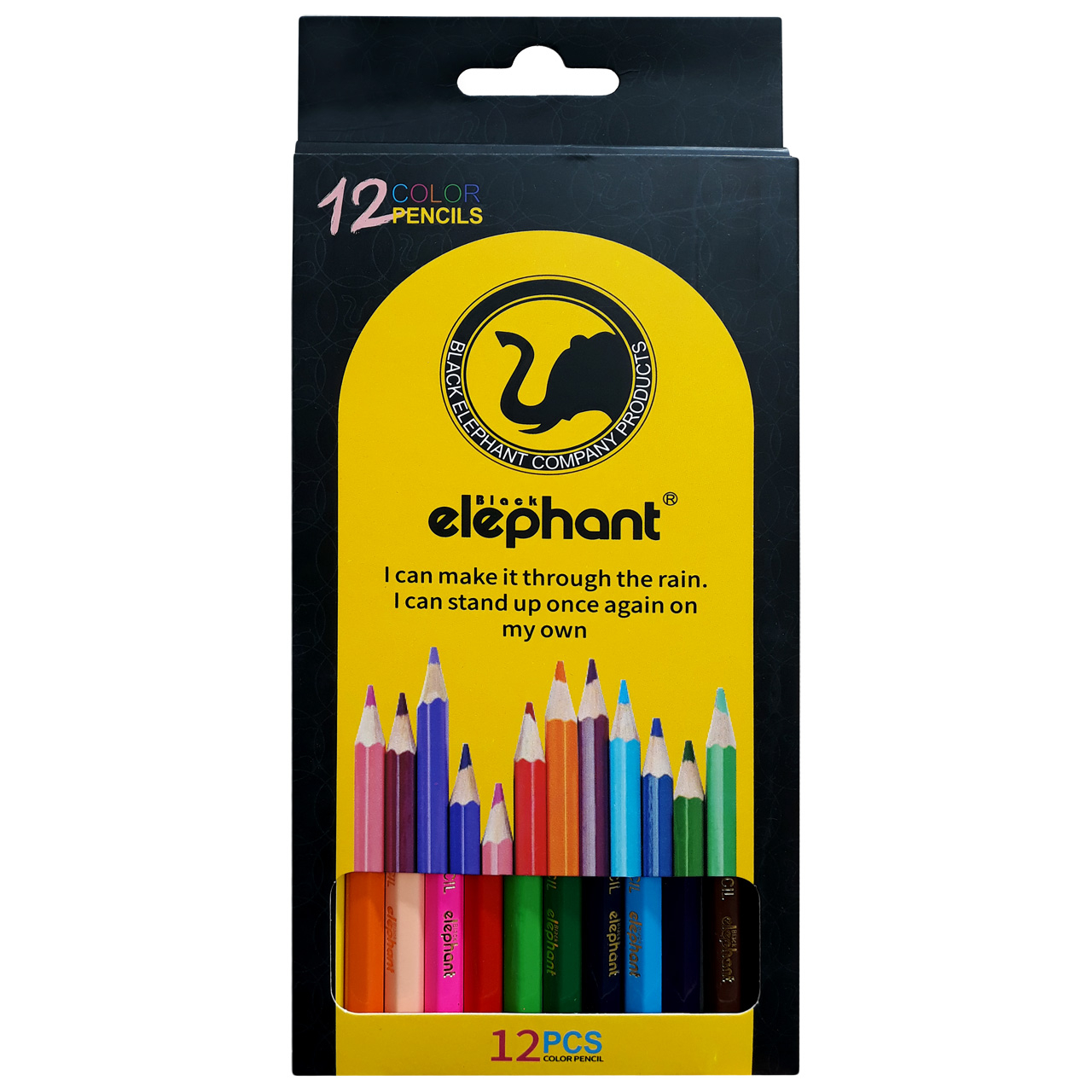 مداد رنگی 12 رنگ بلک الفنت کد 800