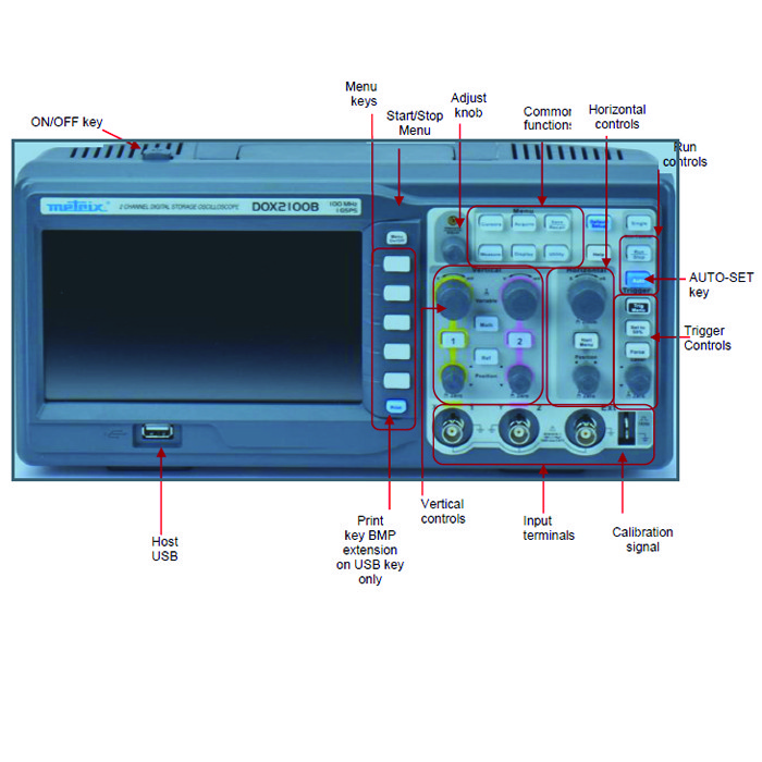 اسیلوسکوپ متریکس مدل DOX2070B اسیلوسکوپ متریکس مدل DOX2070B