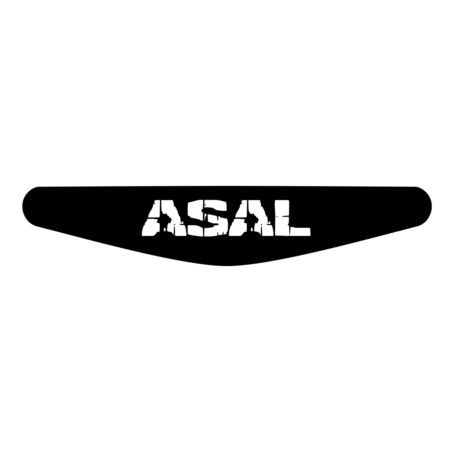 برچسب لایت بار دسته پلی استیشن 4 ونسونی طرح ASAL