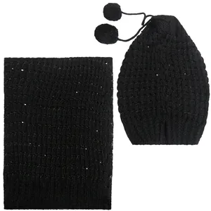 ست کلاه و شال گردن بافتنی زنانه کد Tp_44193-65
