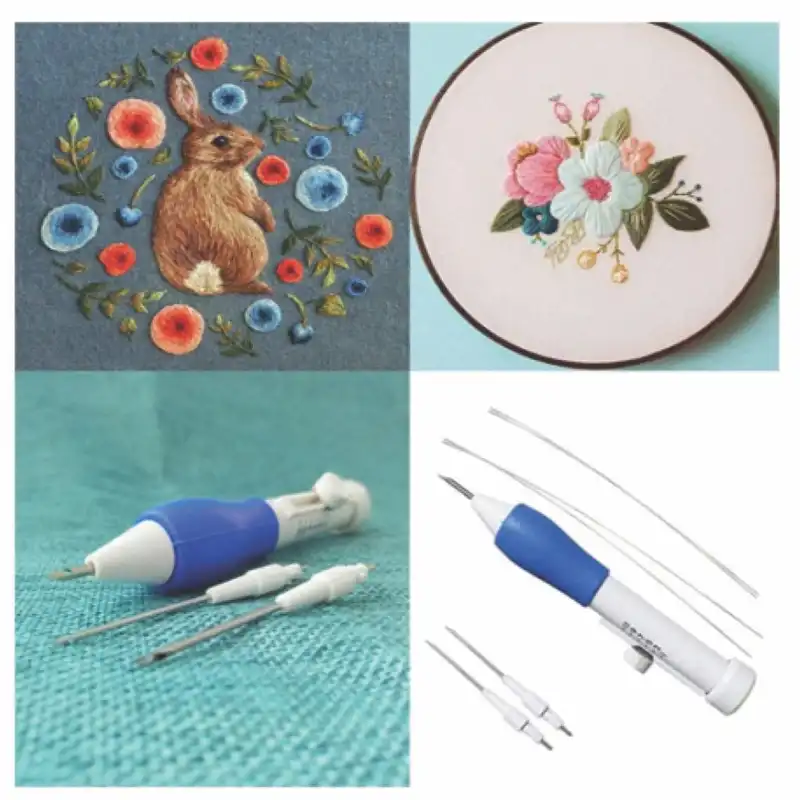 مجموعه 3 عددی سوزن موتیف مدل 904 به همراه 2 عدد سوزن نخ کن
