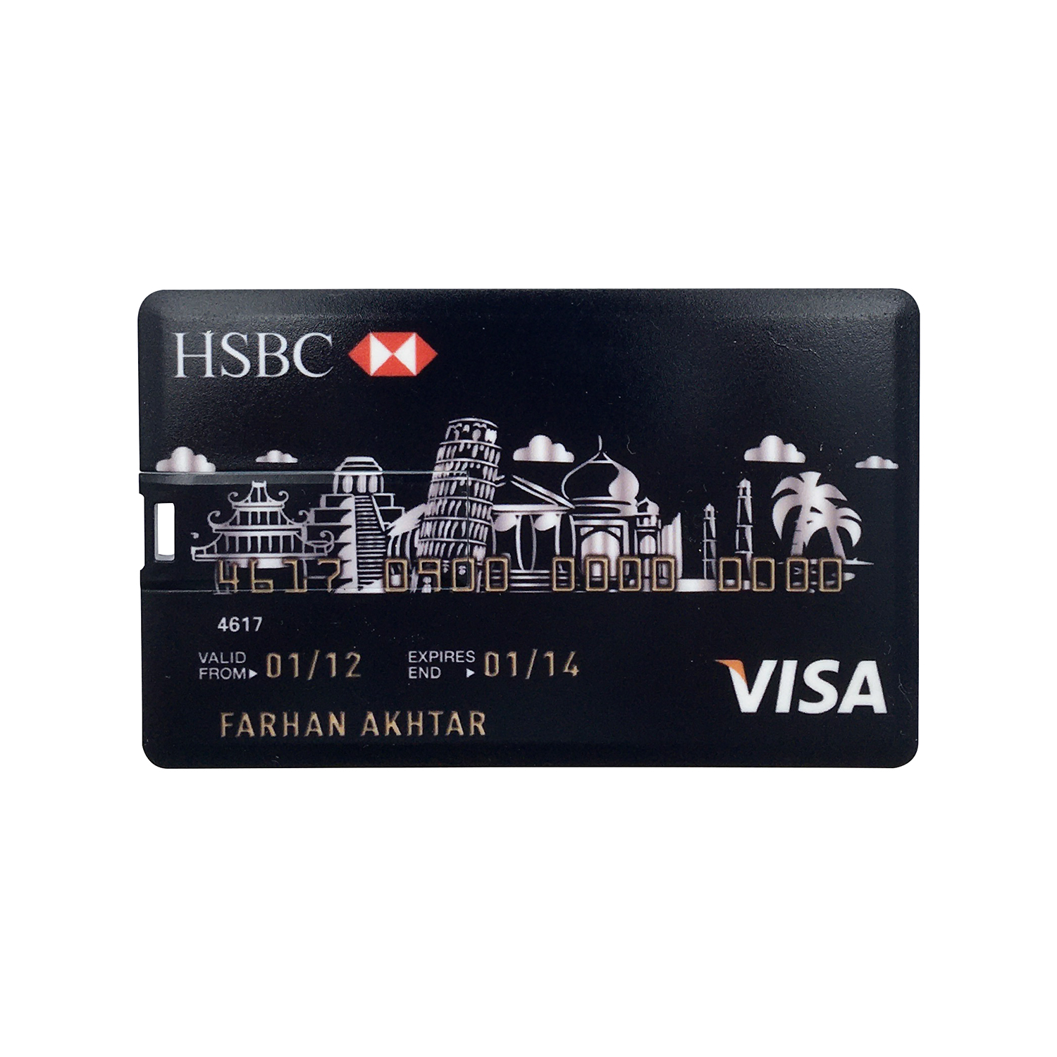 فلش مموری طرح ویزا کارت مدل HSBC ظرفیت 8گیگابایت
