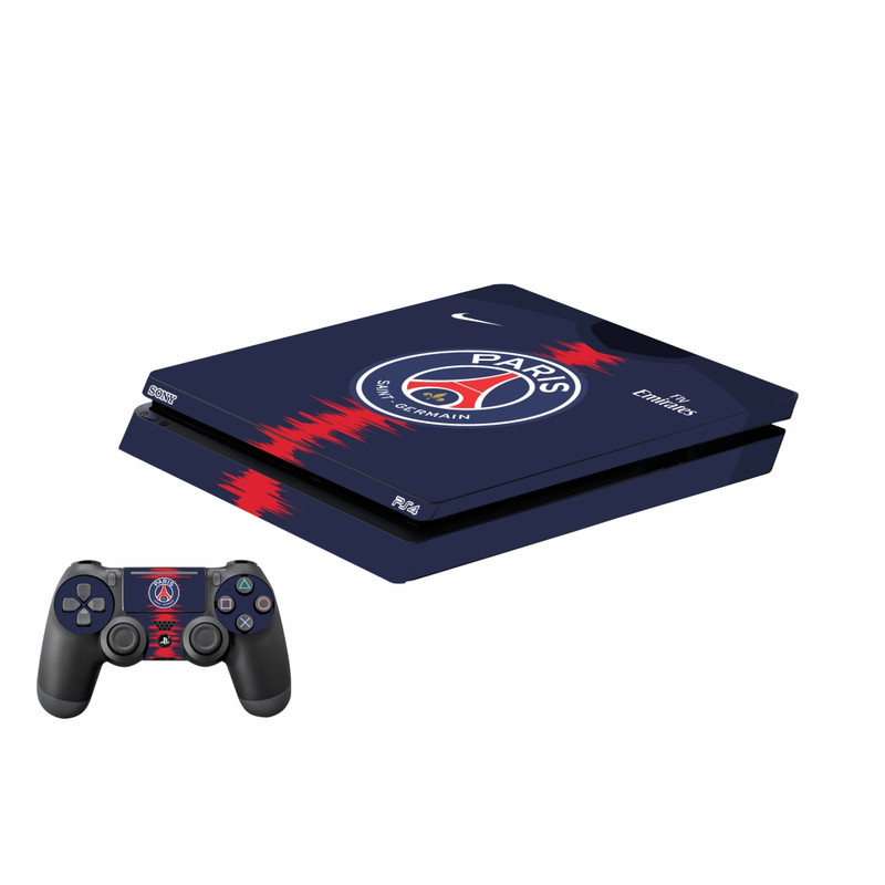 برچسب پلی استیشن 4 اسلیم پلی اینفینی مدل Paris Saint Germain FC به همراه برچسب دسته