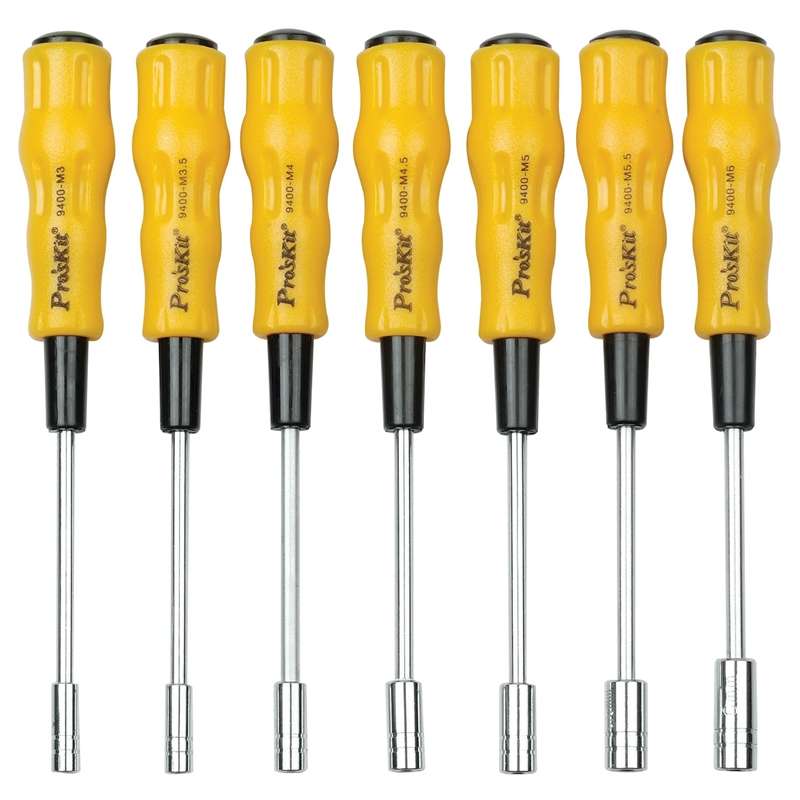 مجموعه 7 عددی آچار بکس پروسکیت مدل 1PK-9402 مجموعه 7 عددی آچار بکس پروسکیت مدل 1PK-9402