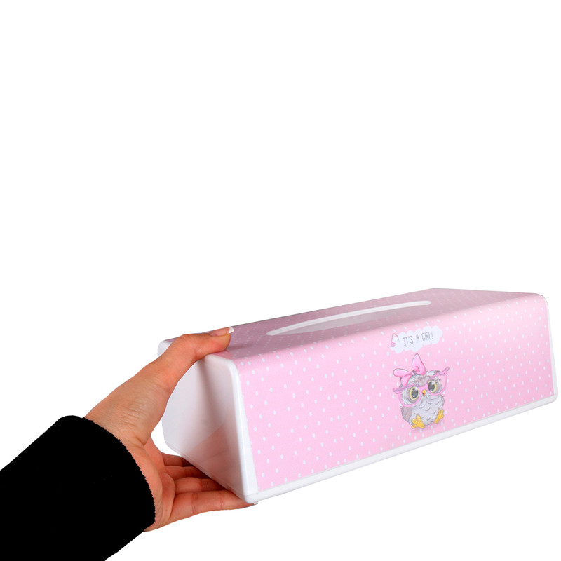 ست سطل و جادستمال اتاق کودک طرح جغد کد 5056