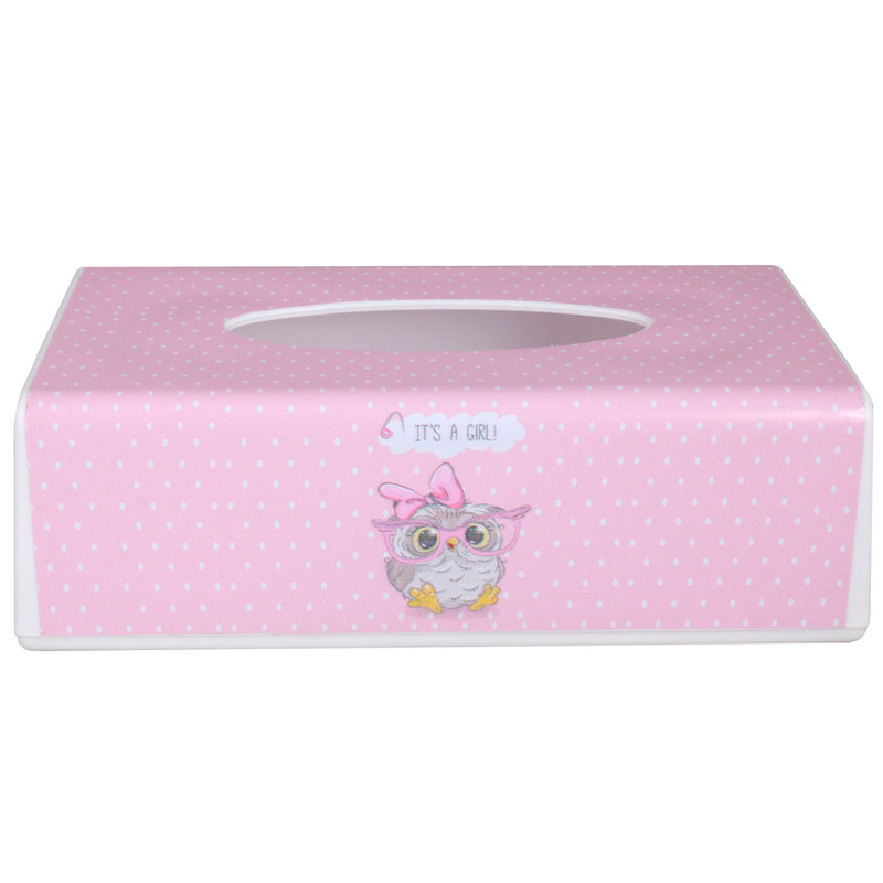 ست سطل و جادستمال اتاق کودک طرح جغد کد 5056