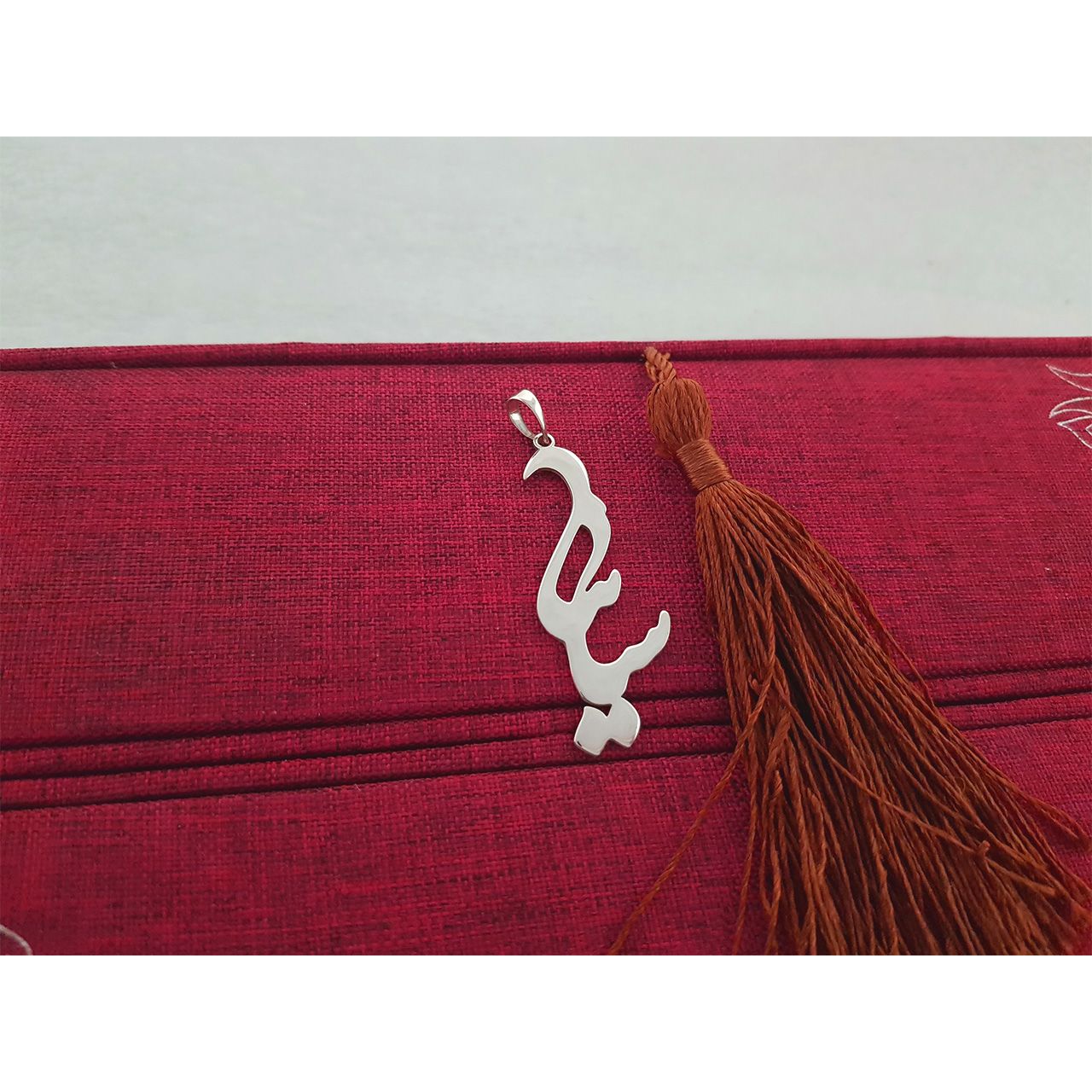 گردنبند نقره زنانه ترمه 1 طرح ساینا کد A30 - - 2