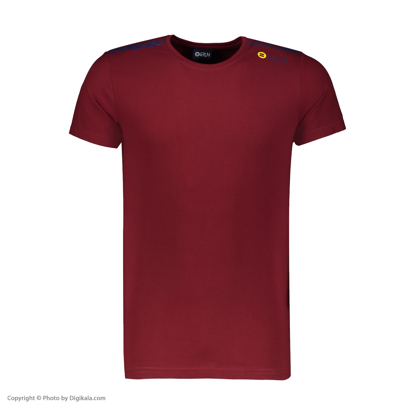 تی شرت ورزشی مردانه بی فور ران مدل 980318-74 - قرمز تیره - 2