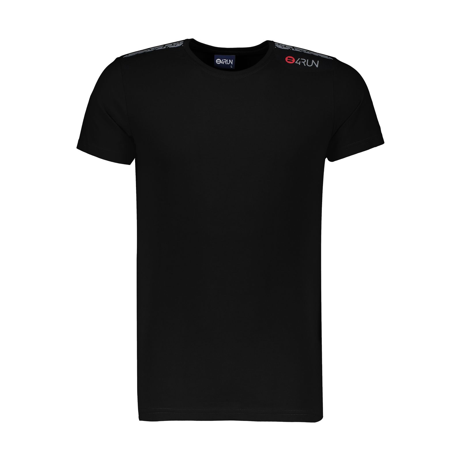 تی شرت ورزشی مردانه بی فور ران مدل 980318-99 - مشکی - 1