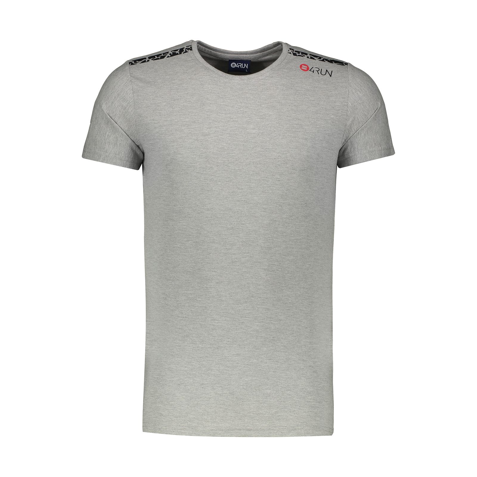 تی شرت ورزشی مردانه بی فور ران مدل 980318-93 - طوسی - 1