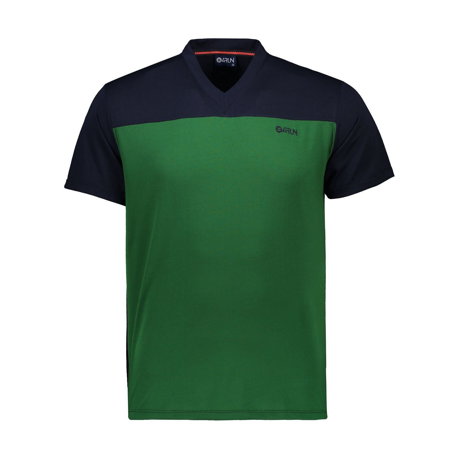 تی شرت ورزشی مردانه بی فور ران مدل 980317-5943 - سرمه ای - سبز - 1