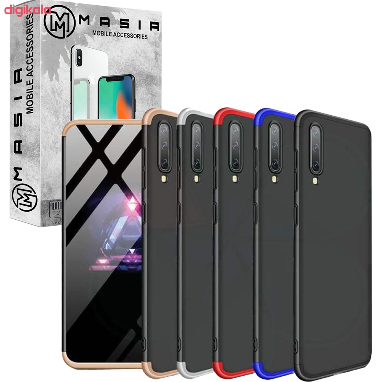 کاور 360 درجه مسیر مدل MGK-MGMJ-1 مناسب برای گوشی موبایل سامسونگ Galaxy A50/A30S/A50S به همراه محافظ صفحه نمایش main 1 2