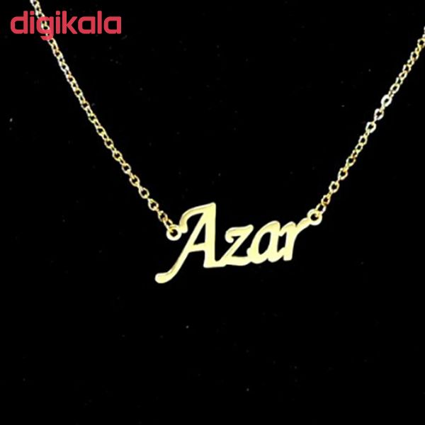 گردنبند زنانه ژوپینگ طرح آذر کد a5334 main 1 1