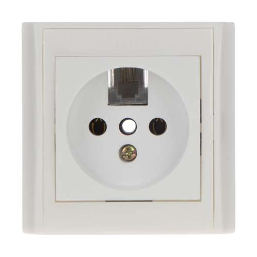 پریز تلفن روکار خیام الکتریک مدل KH4004