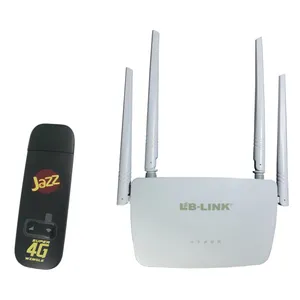 مودم 4G مدل W02 به همراه روتر ال بی لینک مدل WR450H 
