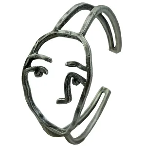 دستبند مردانه طرخ رخ کد FACE5