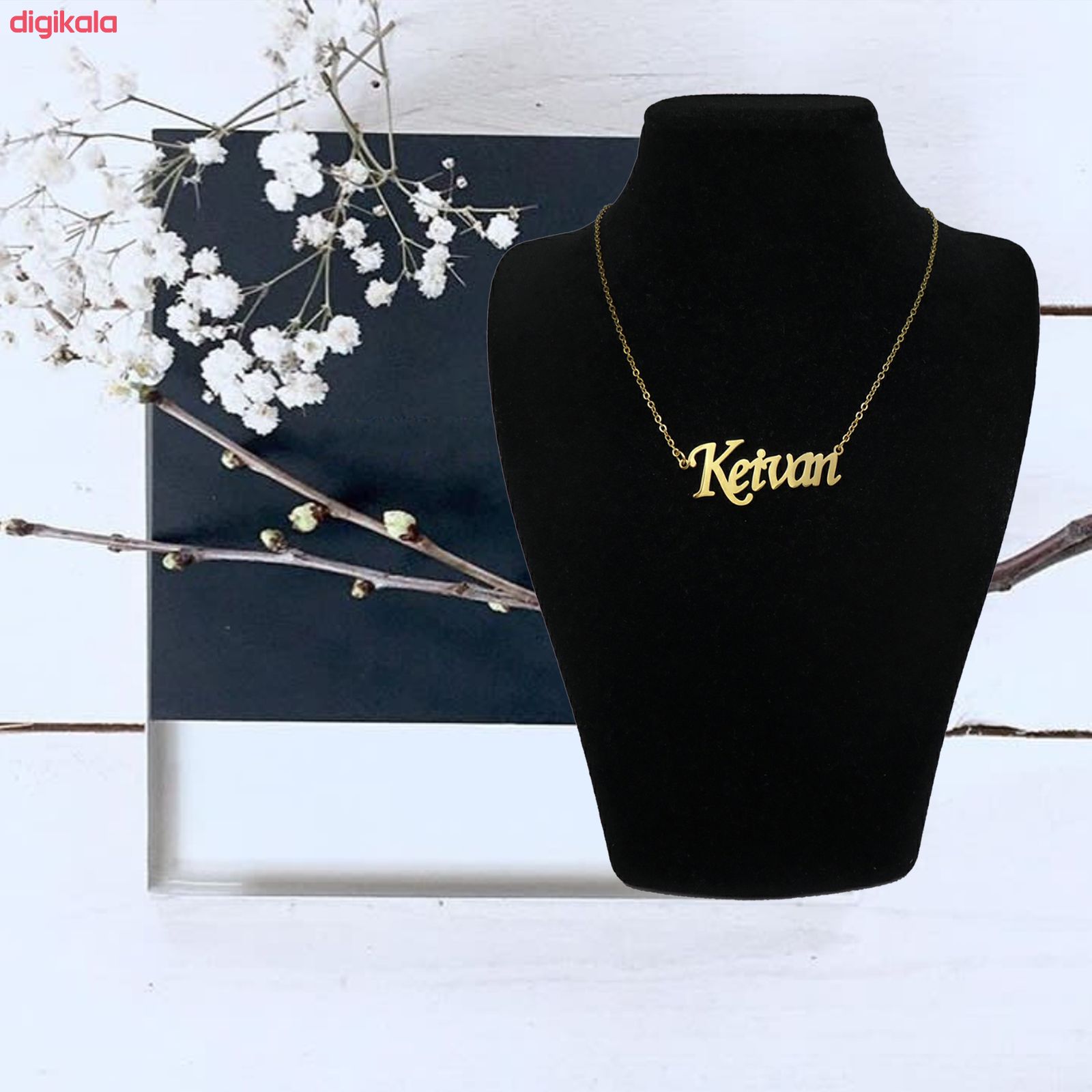 گردنبند زنانه ژوپینگ طرح کیوان کد a81 main 1 2