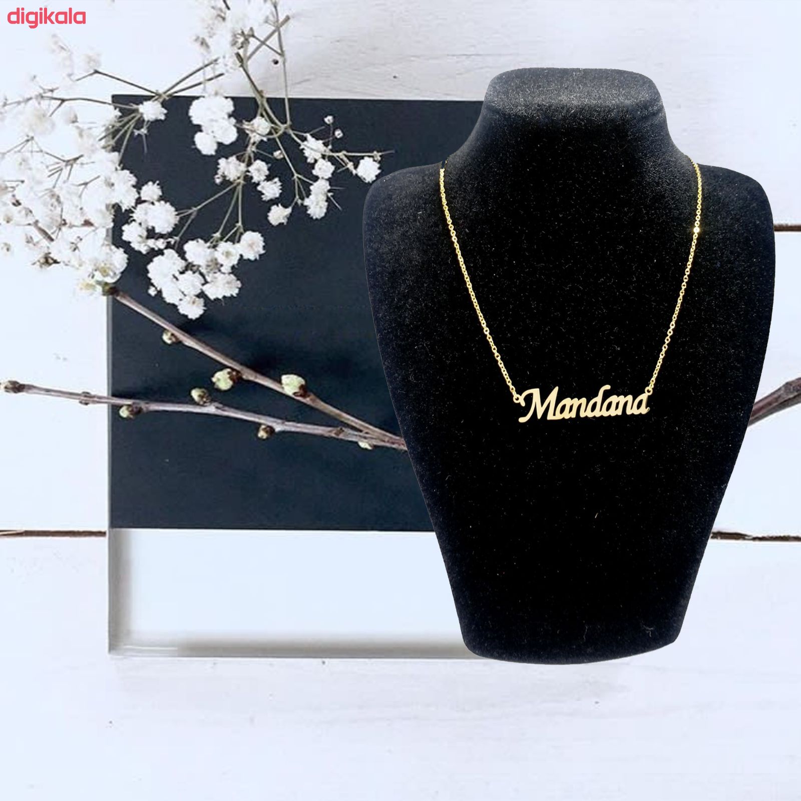 گردنبند زنانه ژوپینگ طرح ماندانا کد a144 main 1 2