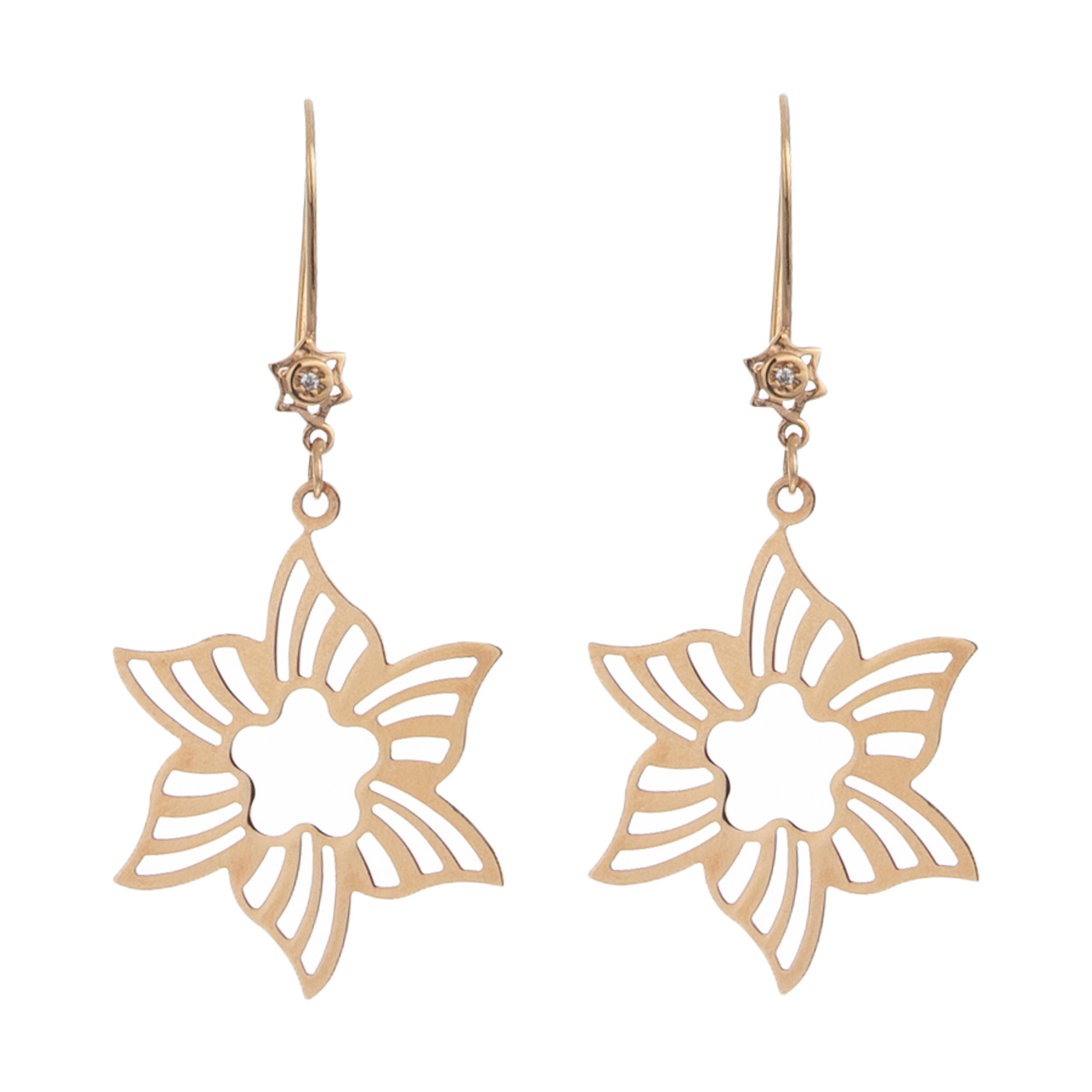 گوشواره طلا 18عیار  زنانه کد 2965