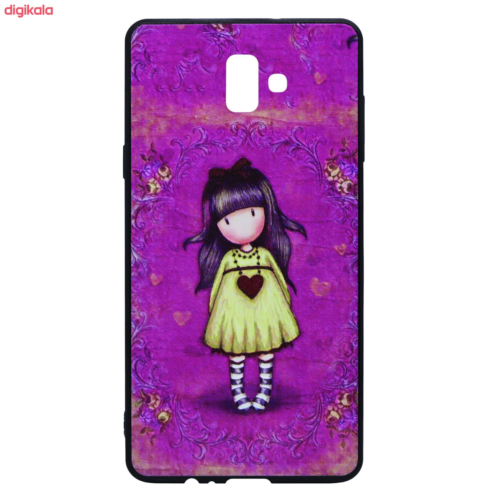 کاور طرح Girl مدل Sa-01 مناسب برای گوشی موبایل سامسونگ Galaxy J6 Plus main 1 1