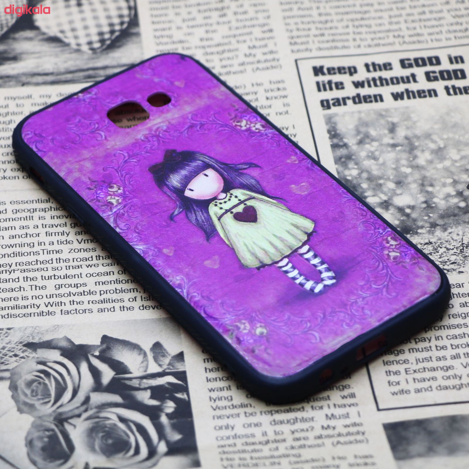 کاور طرح Girl مدل Sa-01 مناسب برای گوشی موبایل سامسونگ Galaxy A720/A7 2017 main 1 2