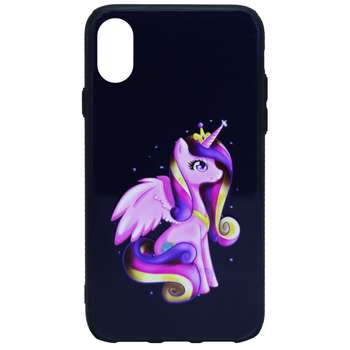 کاور طرح Pink unicorn مدل Sa-01 مناسب برای گوشی موبایل اپل IPhone XS max