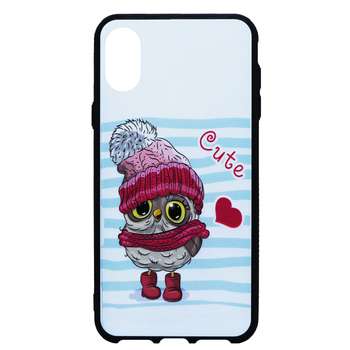 کاور طرح Cute owl مدل Sa-01 مناسب برای گوشی موبایل اپل IPhone XS max
