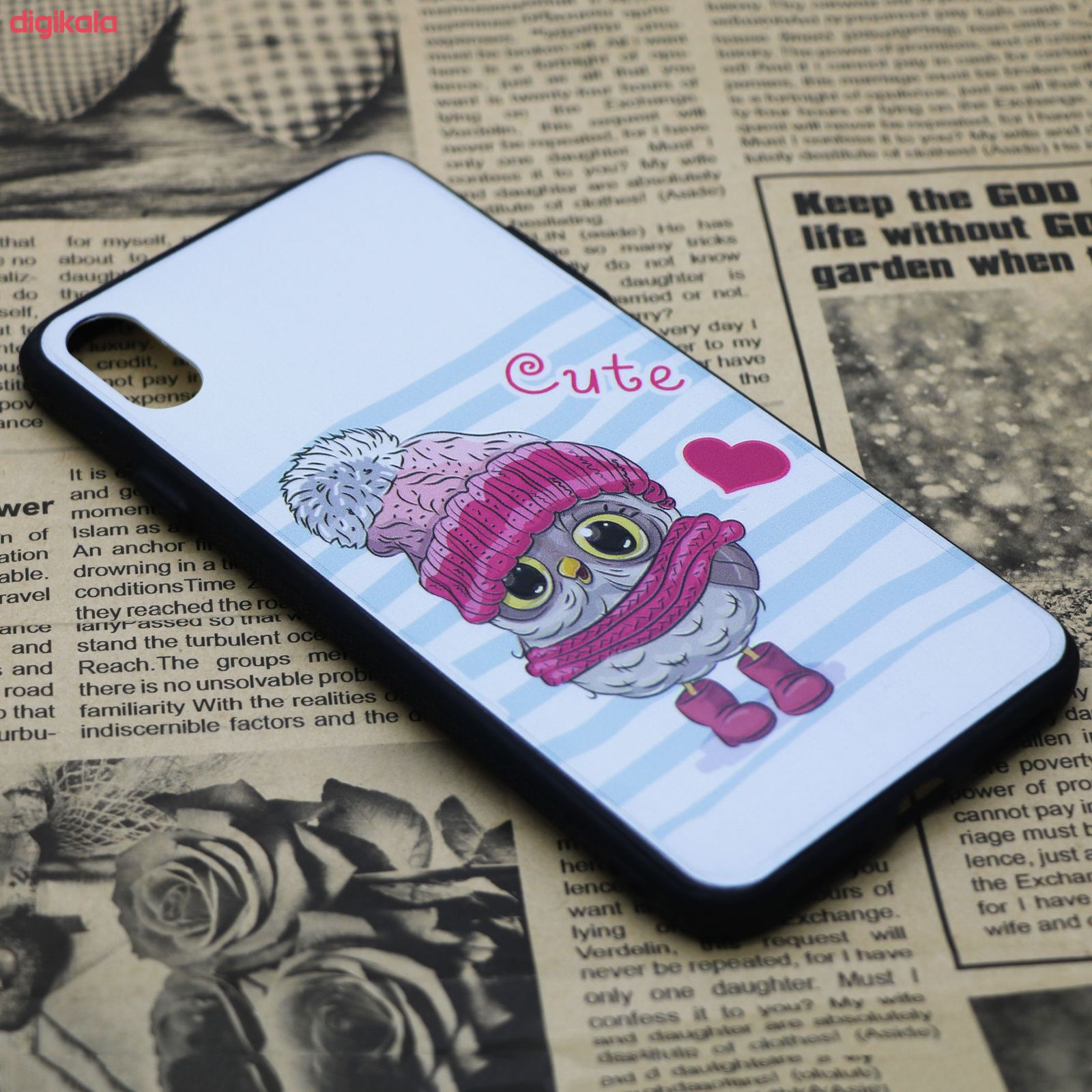 کاور طرح Cute owl مدل Sa-01 مناسب برای گوشی موبایل اپل IPhone XS max main 1 2