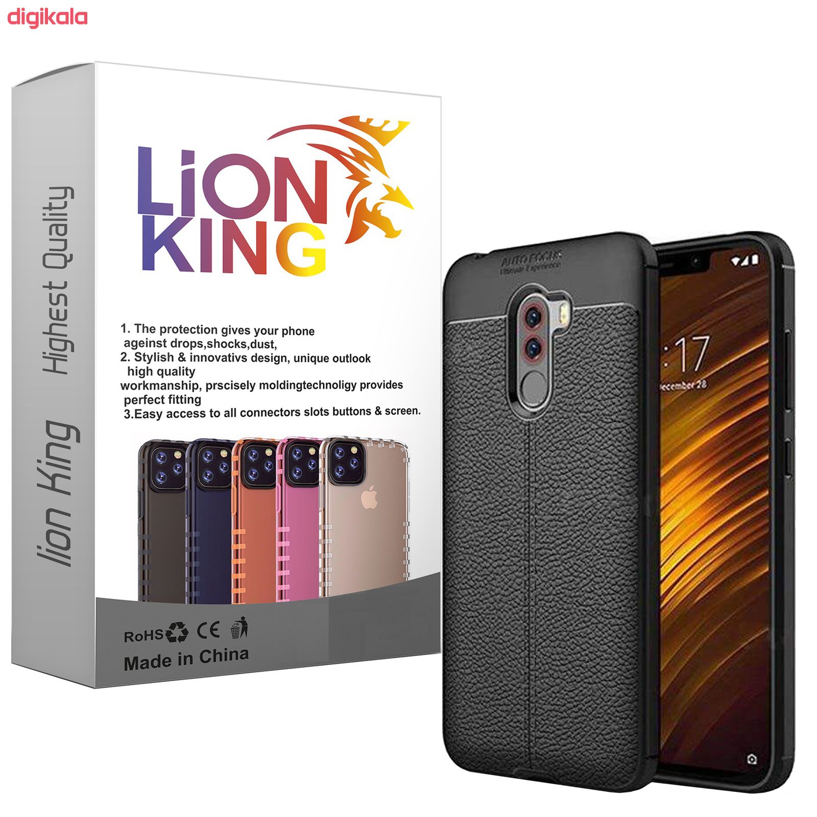 کاور لاین کینگ مدل A1F مناسب برای گوشی موبایل شیائومی Pocophone F1 main 1 1