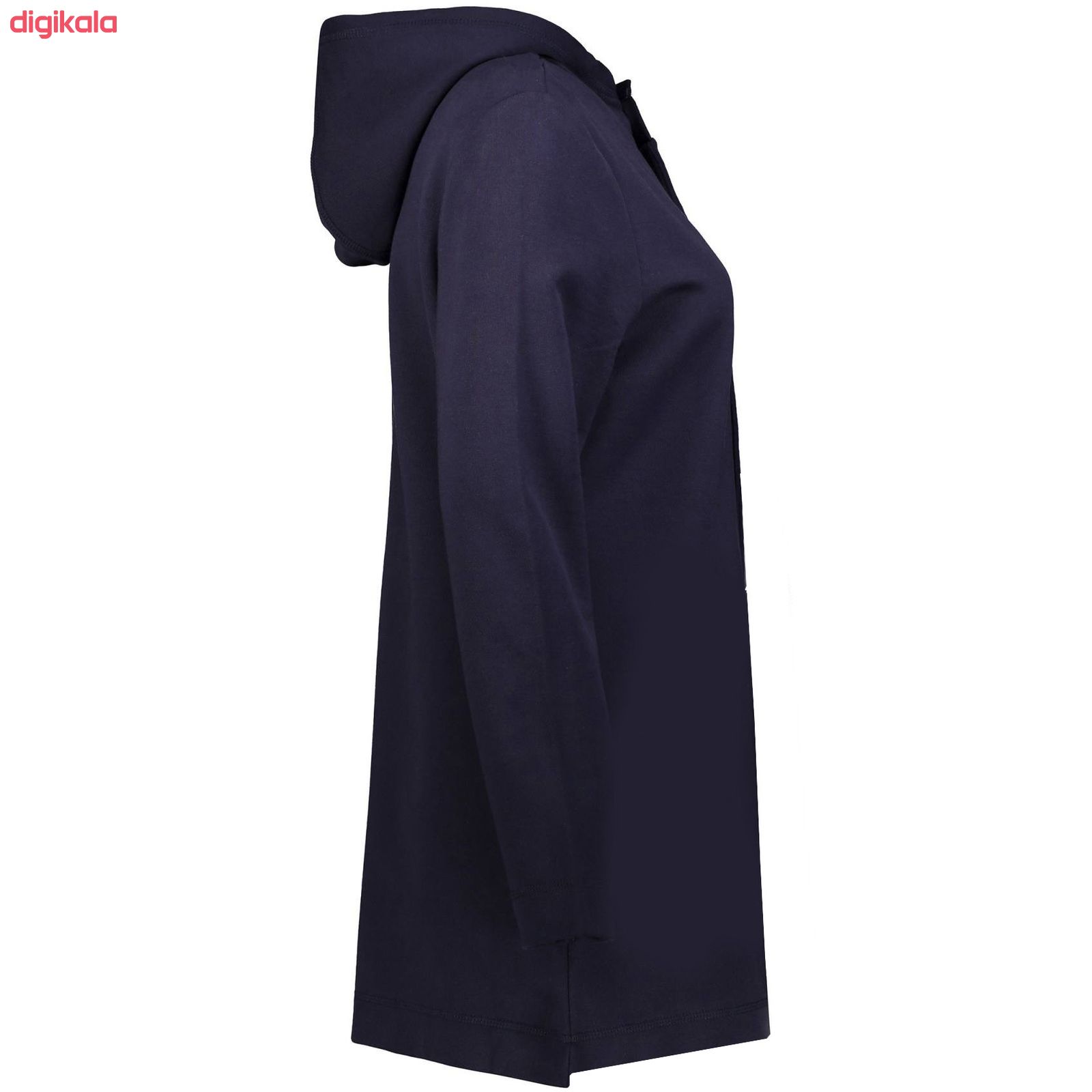 هودی زنانه طرح گربه کد H37 رنگ سرمه ای main 1 2