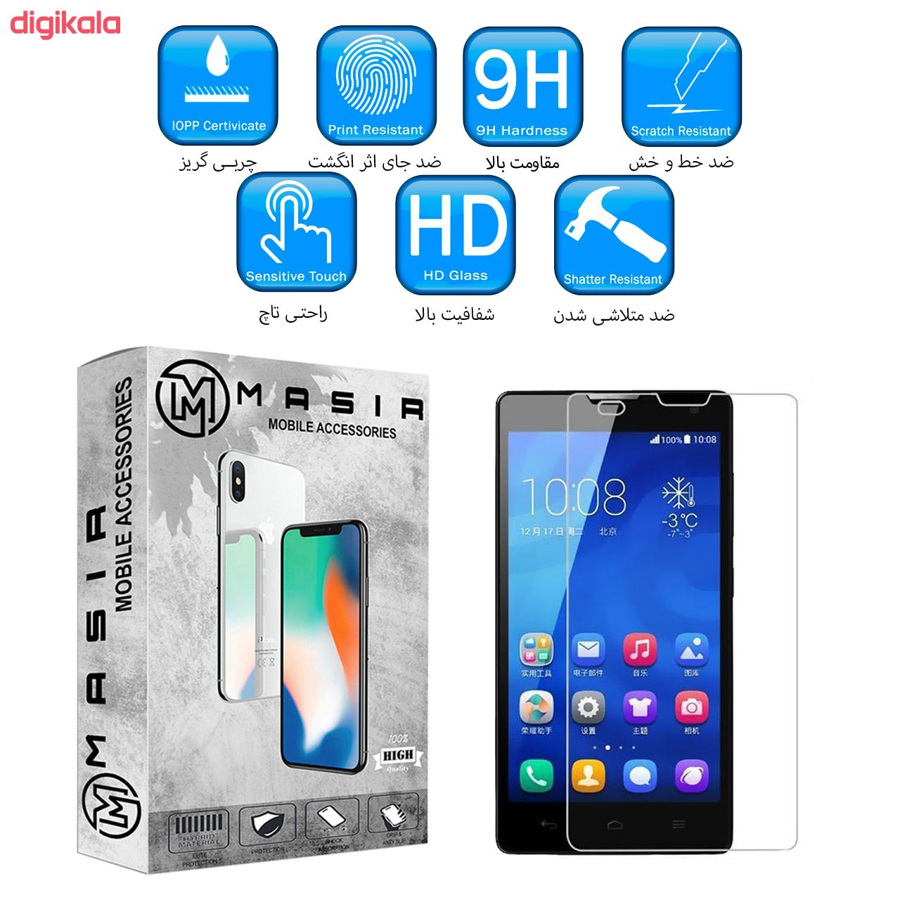 محافظ صفحه نمایش مسیر مدل MGMJ-1 مناسب برای گوشی موبایل آنر 3C main 1 1