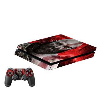 برچسب پلی استیشن 4 اسلیم پلی اینفینی مدل God of War 05 به همراه برچسب دسته