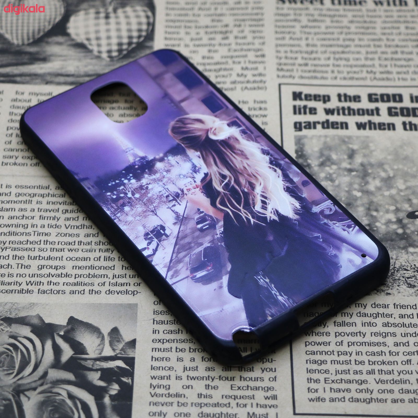 کاور طرح Lady مدل Sa-01 مناسب برای گوشی موبایل سامسونگ Galaxy Note 4 main 1 2