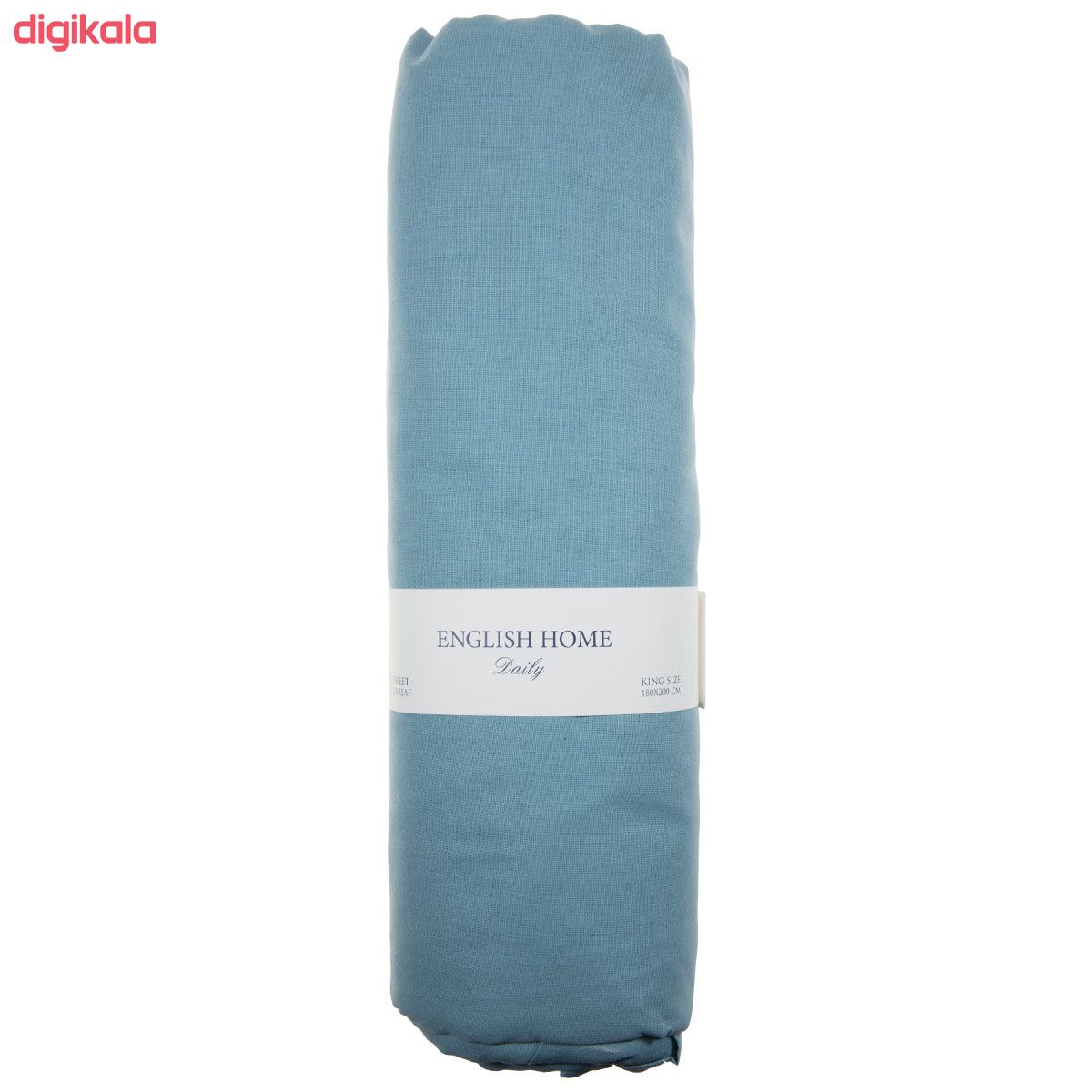 ملحفه انگلیش هوم مدل مدل Duz دو نفره سایز 180x200 سانتی متر main 1 2