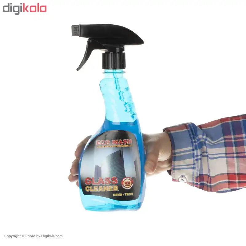 اسپری شیشه پاک کن ضد بخار اکو واش مدل 10122 حجم 500 میلی لیتر