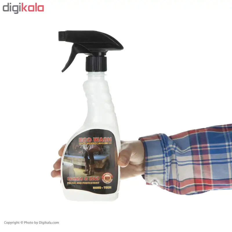 اسپری تمیز کننده کفش و کیف اکو واش کد 10078