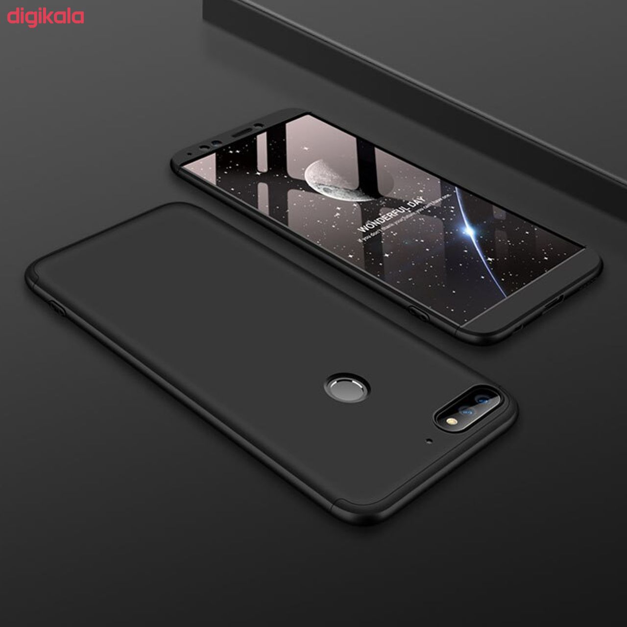 کاور 360 درجه مسیر مدل MGKNEW-MGMJ-1 مناسب برای گوشی موبایل هوآوی Y6 Prime 2018 به همراه محافظ صفحه نمایش main 1 2