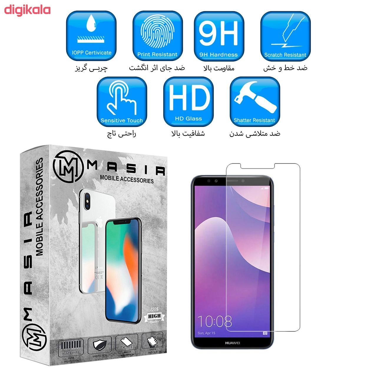 کاور 360 درجه مسیر مدل MGKNEW-MGMJ-1 مناسب برای گوشی موبایل هوآوی Y6 Prime 2018 به همراه محافظ صفحه نمایش main 1 4