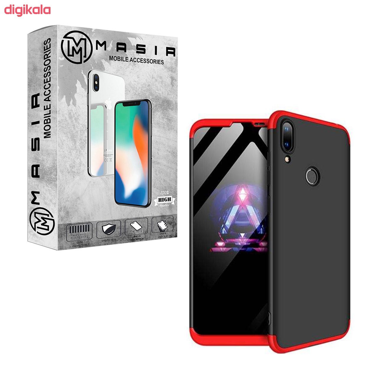 کاور 360 درجه مسیر مدل MGK-MGMJ-1 مناسب برای گوشی موبایل هوآوی Y7 Prime 2019 به همراه محافظ صفحه نمایش main 1 1