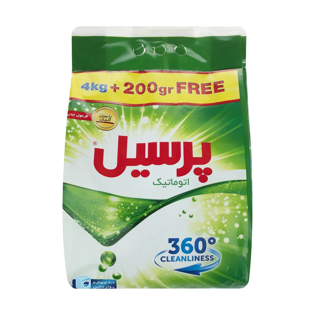 پودر ماشین لباسشویی پرسیل مدل 360 Cleanliness مقدار 4.2 کیلوگرم