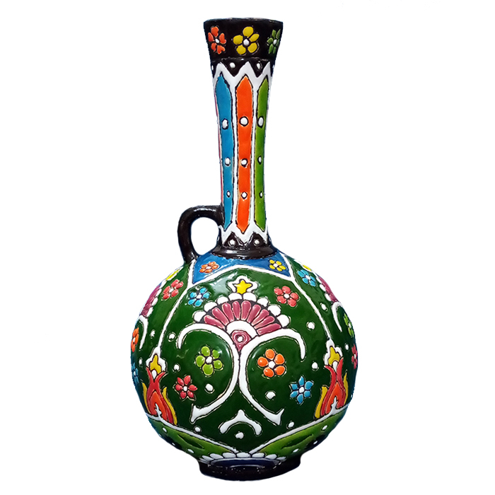 تنگ میناکاری سفالی مدل T68 کد 017
