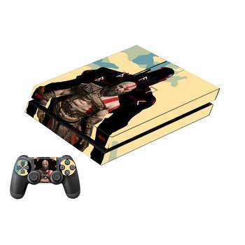 برچسب پلی استیشن 4 فت پلی اینفینی مدل God of War 02 به همراه برچسب دسته