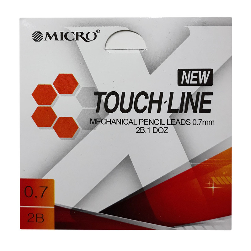 نوک مداد نوکی 0.7 میلی متری میکرو کد 207 بسته 12 عددی