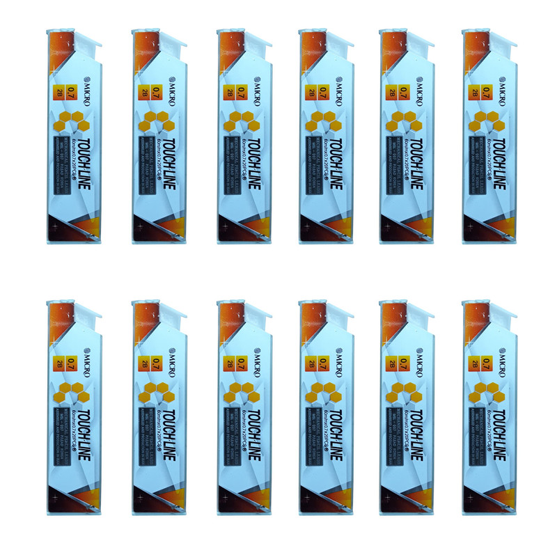 نوک مداد نوکی 0.7 میلی متری میکرو کد 207 بسته 12 عددی